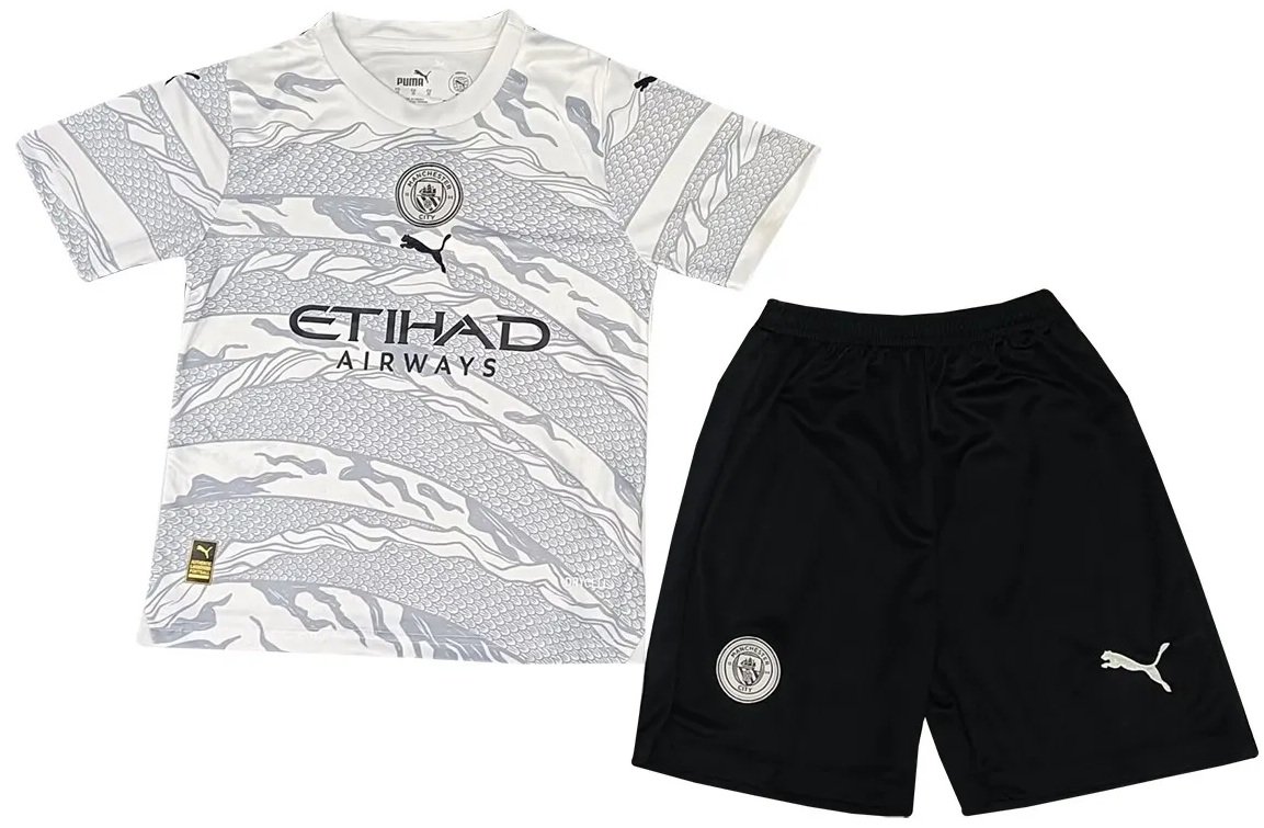 Kit infantil Manchester City 2023 2024 Puma oficial Especial